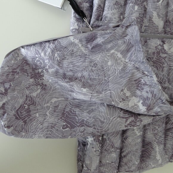 NWT LULULEMON ELPM Purple Grey Multi 700 Fill Pack It Down Again Hooded Jacket 4 - Picture 7 of 10
